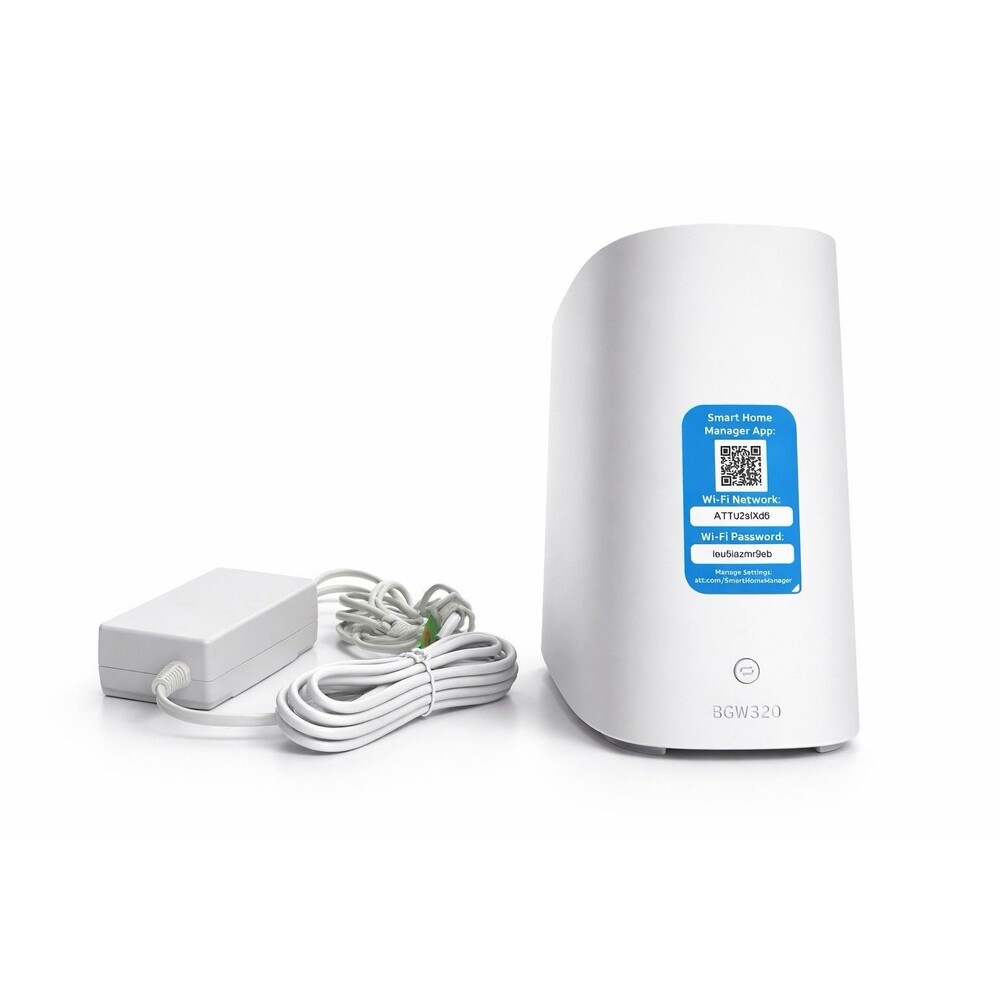 AT&T Fiber Broadband Gateway Wi-Fi 6 Modem Router BGW320-505 No SPF